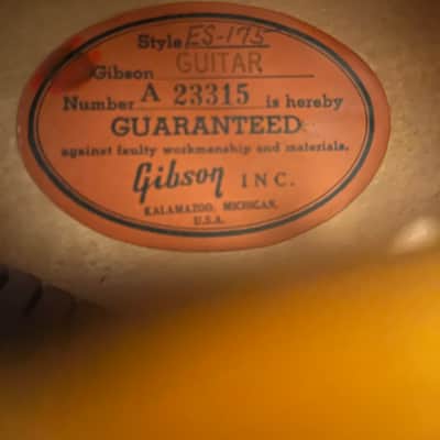 Gibson ES-175 1949 - 1956 - Sunburst image 6