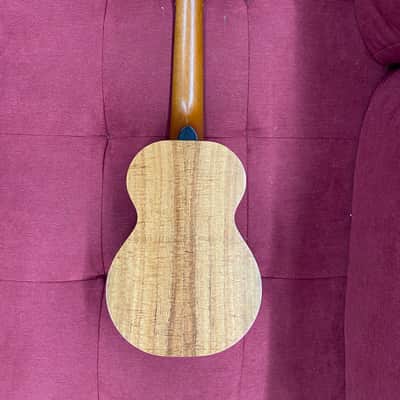 Kamaka HF-1 Soprano Ukulele with Full Ebony Package, MOP inlay, Koa Medium Curl Upgrade w/ Case image 14