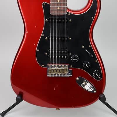 Fender Custom Shop Detroit Guitar Dealer Select '62 Strat HSS Journeyman Relic Aged Candy Apple Red image 1