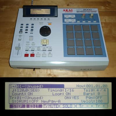 Fully Serviced Akai MPC2000XL w/CF Drive 1GB Card 32MB RAM & Vinyl Skin