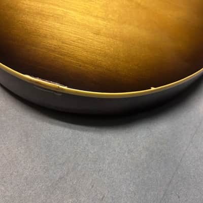 1975 Aria Mach 1 Les Paul Style Guitar Sunburst w/OHSC RARE SET NECK MODEL image 12