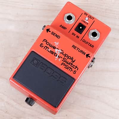 Boss PSM-5 Power Supply & Master Switch 1985 Red Made in Japan MIJ image 1