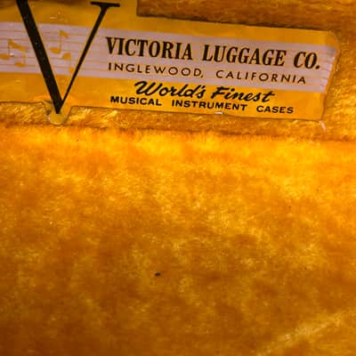 Vintage 1967 Victoria Luggage Fender Coronado Guitar Case all original I II 60's 1968 1966 1969 image 14