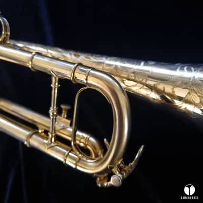 WOW Martin Handcraft goldplated with case and two mouthpieces GAMONBRASS image 11