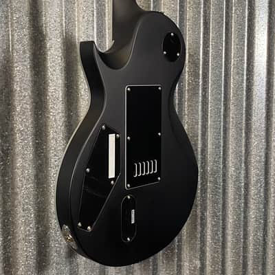 ESP LTD EC-1000 ET Evertune Bold Binding Black Guitar & Case #0622 Used image 10