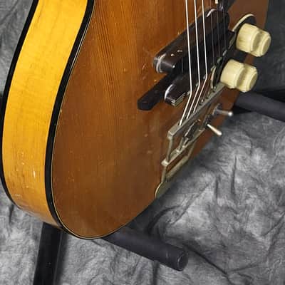 EXC COND VINTAGE 1957-8 Hofner Club 50 Electric Guitar - Natural Beauty! image 7