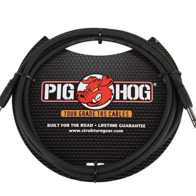Pig Hog PTRS06 High Performance 1/4" TRS Instrument Cable, 6 Feet