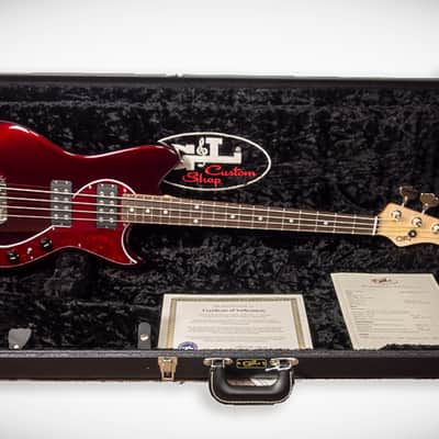 G&L Fallout USA Custom Shop Bass - 30" scale 2-PU - Ruby Red Finish - 8.9 pounds - CS2207007 image 1