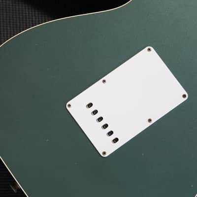 2021 Fender Custom Shop Limited Edition Double Bound Stratocaster Electric Guitar Sherwood Metallic + HSC image 14