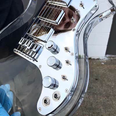 Electrical Guitar Company Jerry Garcia Acrylic Hybrid OBEL aluminum neck 2019 Polished image 17