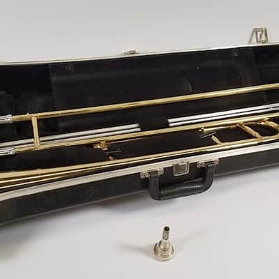 Olds Ambassador Trombone, USA, Lacquered Brass with case and mouthpiece image 5