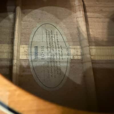 Yamaha FG-331 Grand Concert 1978 - 1981 - Natural image 16