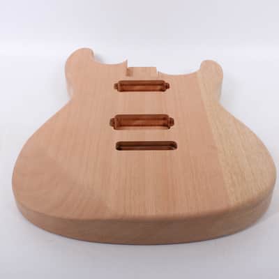 Guitar Body Mahogany Wood Unfinished Guitar DIY Humbucker Pickup image 6