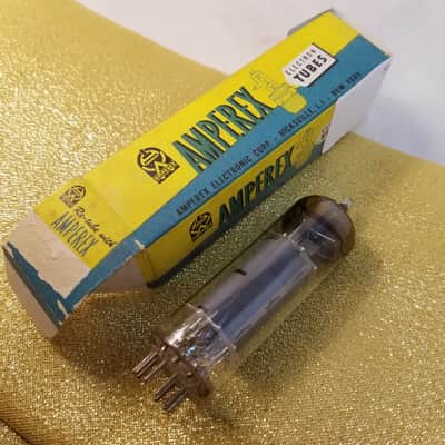Amperex EL84 6BQ5 D getter tNOS AT1000 TESTED Vacuum Tube Philips Heerlen Holland beam power pentode 1954-1958 image 1
