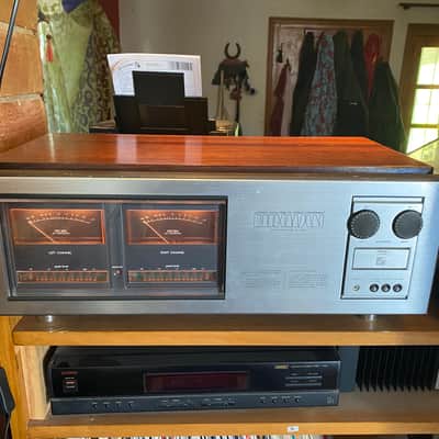 Luxman M-6000 1975 silver face image 1