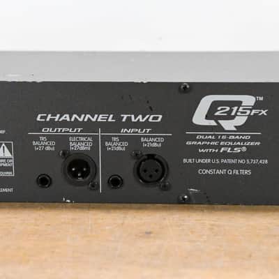 Peavey Q215FX Dual-Channel 15-Band Graphic Equalizer CG01456 image 8