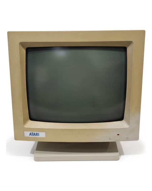 Atari SM125 - High-Resolution Monochrome Monitor - Very Good w/ Power Supply image 1