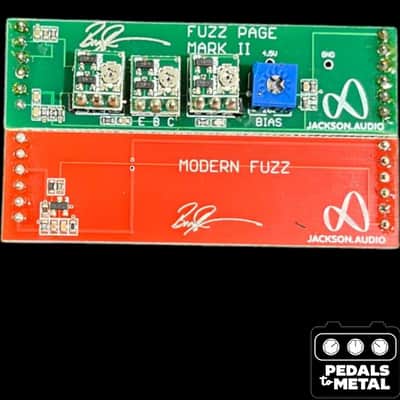 Jackson Audio FUZZ w/ 3 cards page MK2, Modern, Vintage Fuzz - Red - X19417 image 7