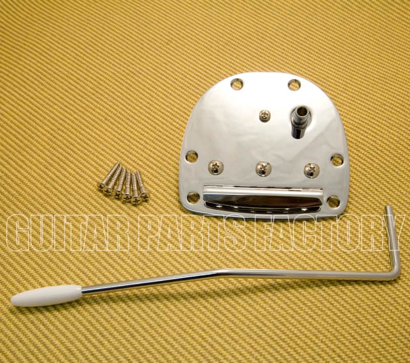 SB-0211-010 Chrome Guitar Jazzmaster® Jaguar® Tremolo Tailpiece image 1