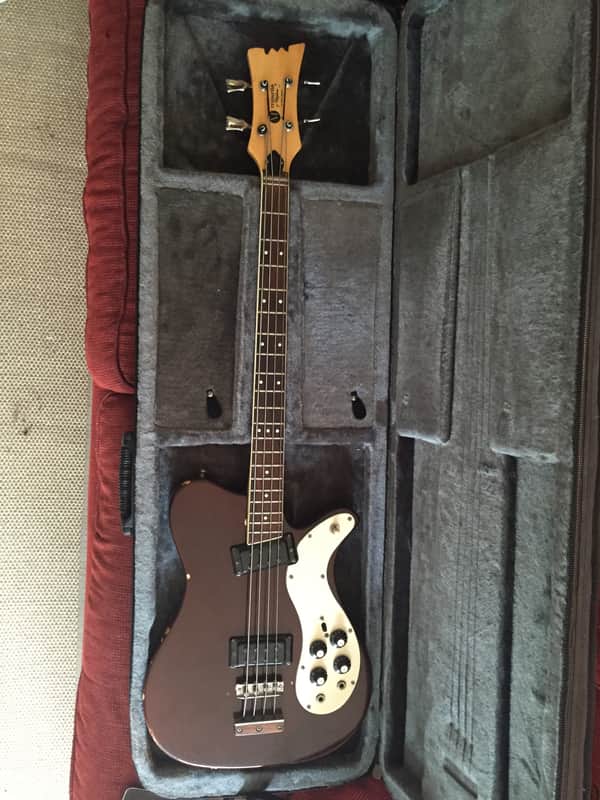 Mosrite 350 Stereo Bass '70s Burgundy image 1