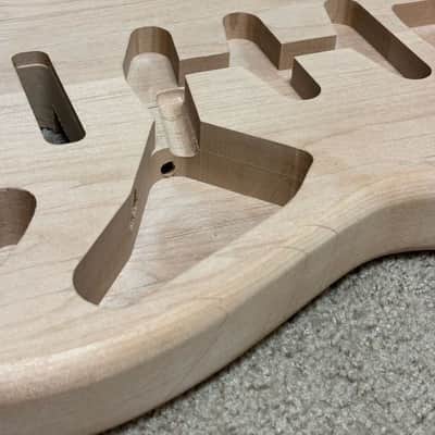 Raw Guitar Body Alder Body Stratocaster Style image 5