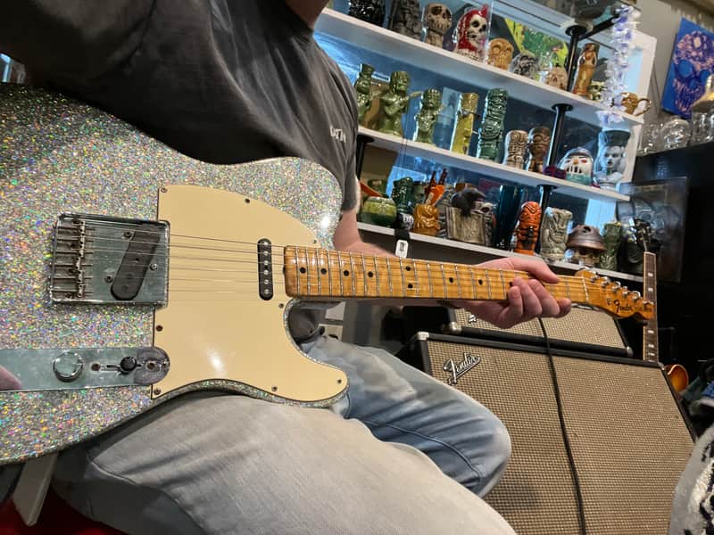 1972 Fender Telecaster Maple G&L Sparkle Flake Refin