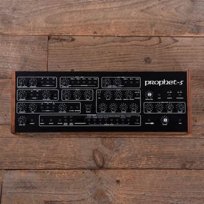 Sequential Prophet-5 Desktop 5-Voice Polyphonic Synthesizer 2021 - Present - Black with Wood Sides image 1