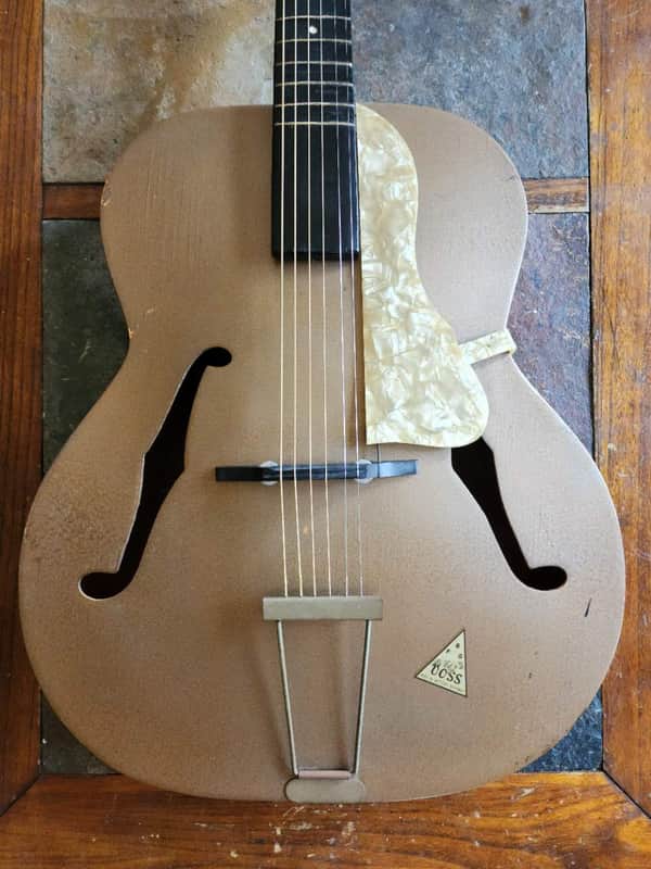 Voss vintage acoustic archtop made in Germany image 1