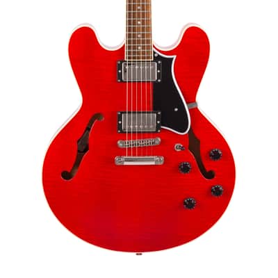 2017 Heritage Standard H-535 Semi-Hollow Electric Guitar, Trans Cherry, AH0XXXX image 4