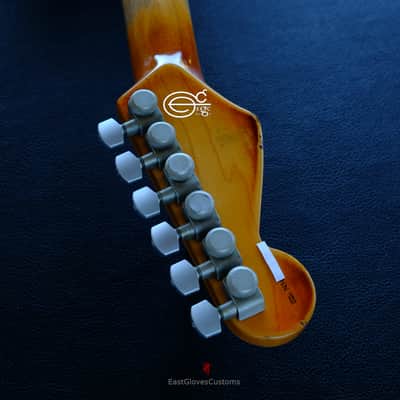 Fender Stratocaster American Plus Sunburst Floyd Rose Bridge Maple Heavy Aged Relic (Rare) image 17