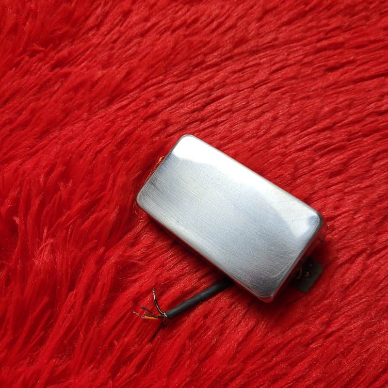 1970's - 1980's Unknown Brand Possibly Gotoh (Goto) PAF Clone - Not Functioning - Nickel Cover With Double Cream Bobbins - Double Hex Screw Poles - Ceramic Magnet - Humbucker - Made in Japan MIJ image 1