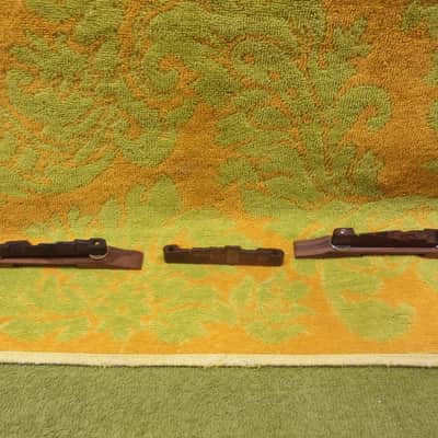 Archtop bridges: MIK, ResoMax, ABM, Philadelphia Luthier, rosewood, 2020's, Cipollina image 1