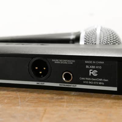 Shure BLX288/PG58 Wireless Microphone System - H10 Band NO POWER SUPPLY CG012PA image 4