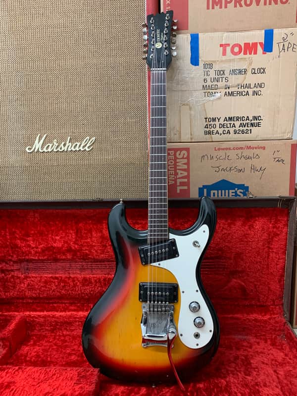 Mosrite Ventures 12-String 1966 Sunburst w/ OHSC image 1