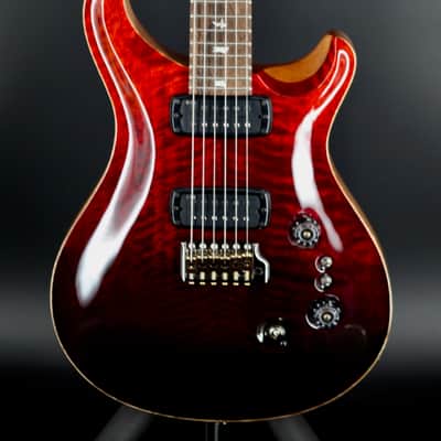 PRS Limited Edition Custom 24 Mango Top 2026 - FIRE RED BLACK FADE image 2