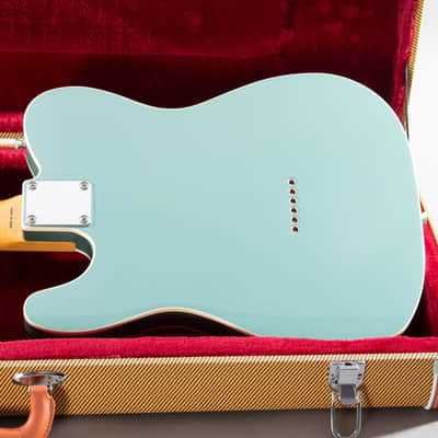 2014 Fender Japan MIJ TL62B ’62 Reissue Telecaster Custom Ocean Turquoise Metallic w/ Tweed HSC image 7