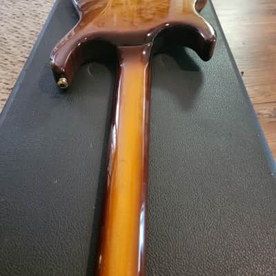 1991 Hamer USA Chaparral 4 String Bass Guitar Beautiful Honey Quilt Top/Back W/OHSC 8.5 Pounds image 14