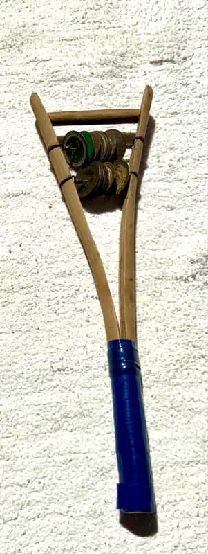 African Fork Sistrum Shaker rattle Bottle Caps Metal Kamba image 1