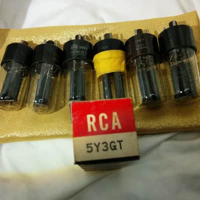 RCA 5Y3GT Rectifier Vintage Vacuum Tube AT1000 tested Used Good 1939 - 1966 image 4