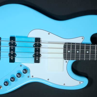 FINGER RAMP U Bass Dolcevita JB model 2022 - Vintage California Blue image 4