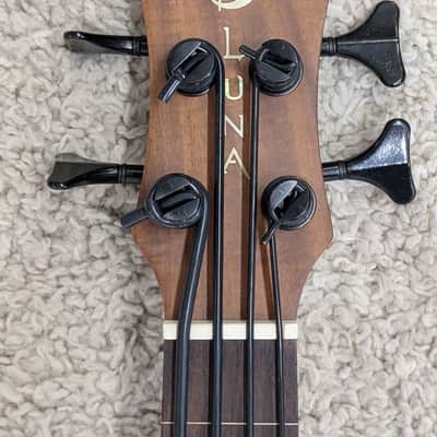 Luna UKE BARI BASS KOA Acoustic Electric 4-String Bari-Bass Ukulele with Gig Bag image 2