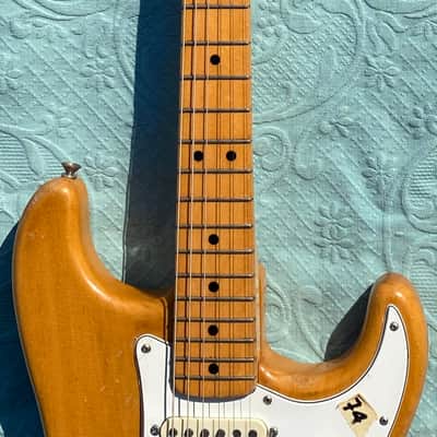 Fender Stratocaster 1974 - Natural - Maple Fingerboard image 8