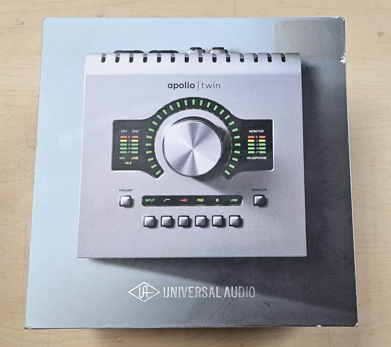 Universal Audio Apollo Twin DUO Thunderbolt Audio Interface 2010s - Silver image 1