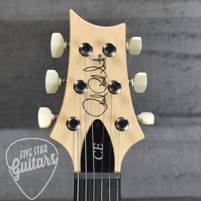 Mint PRS Wood Library CE-24 Satin Quilt Top - Emerald Green with Gigbag image 5