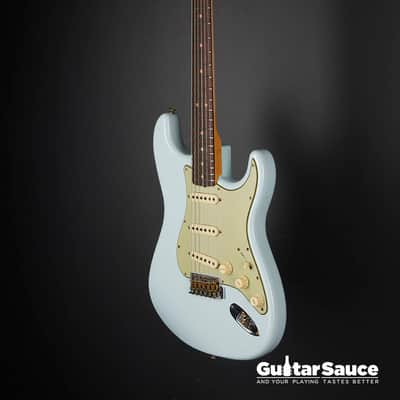 Fender Custom Shop 64 L-Series Stratocaster Journeyman Relic Faded Namm Limited Edition Custom Built 2024 - Sonic Blue (Cod.1884NG) image 7