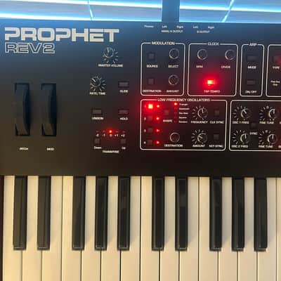 Sequential Prophet Rev2 61-Key 16-Voice Polyphonic Synthesizer 2018 - Present - Black with Wood Sides image 2