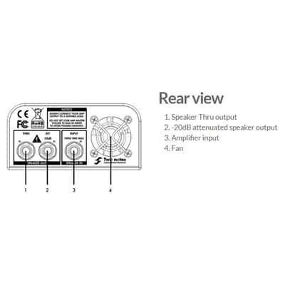 Two Notes Torpedo Captor Reactive Loadbox DI and Attenuator - 8 ohm image 8