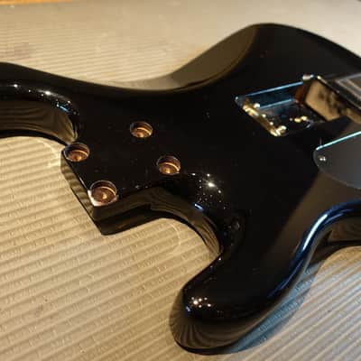 Warmoth Strat Body Rear Route 2020's - Black image 3