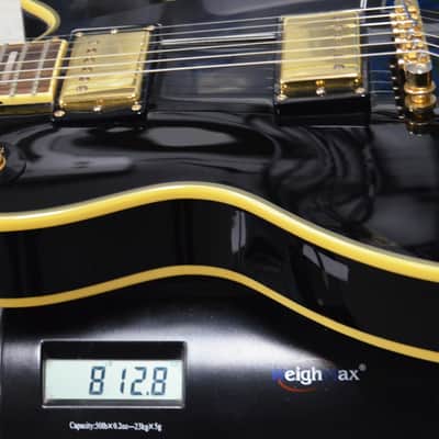Epiphone Les Paul Custom Pro 2014 Electric Guitar – Used 2014 - Ebony Gloss Finish image 10