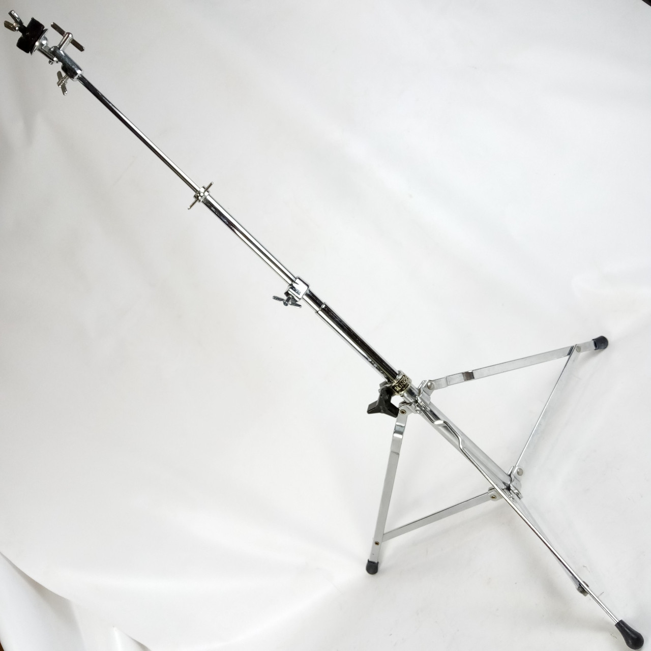 Slingerland Buddy Rich#66 Straight Cymbal Stand Crash/Ride Chrome Black/Silver60 — main photograph